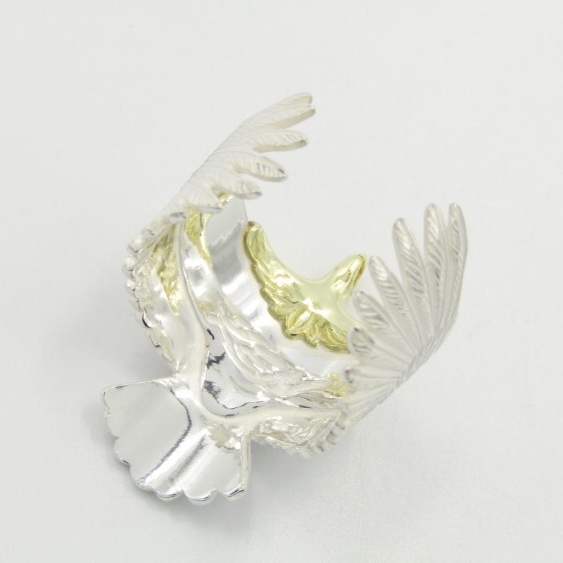 美品 KEN KIKUCHI ケンキクチ リング イーグル R-25 頭金 24K 美品 KEN KIKUCHI ケンキクチ リング イーグル R-25 頭金 24K