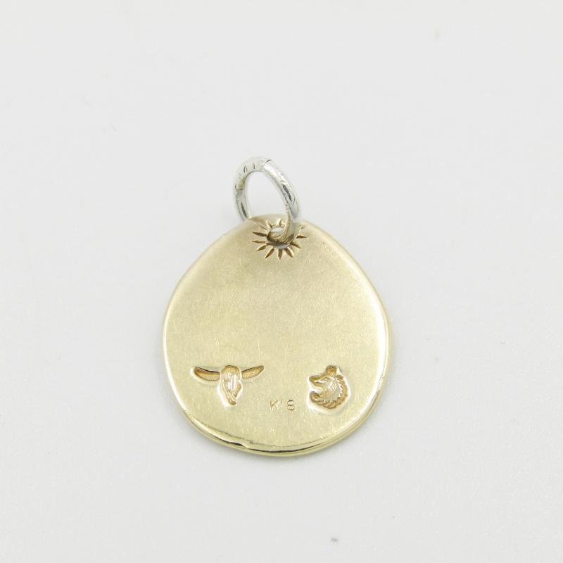 TADY&KING】 K18メタル Mサイズ イーグル ペンダント 金メタル