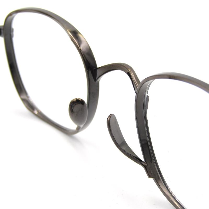 美品 Kame ManNen カメマンネン メガネフレーム KMN-114 スクエア 日本  