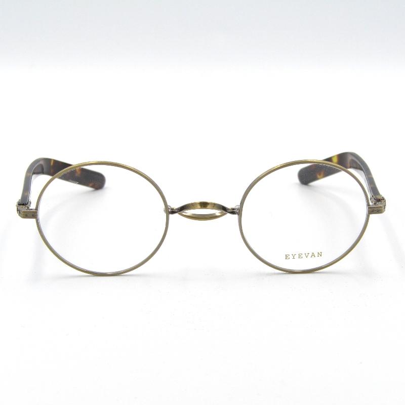 美品 EYEVAN アイヴァン メガネフレーム Helga ヘルガ ラウンド 可変式  