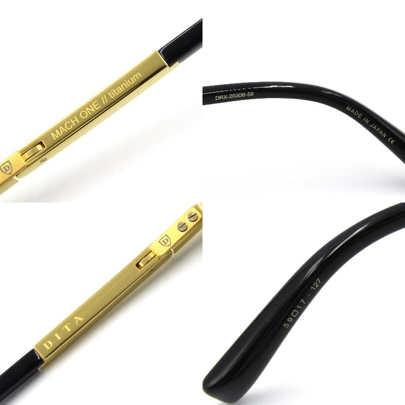 ✨極美品✨DITA MACH ONE 人気カラーサングラス Dita Eyewear Mach-one パイロット サングラス | ブラック | FARFETCH JP