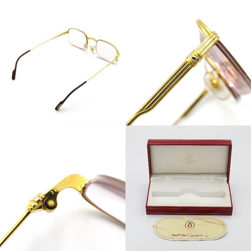 Cartier カルティエ メガネフレーム トリニティ ハーフリム
