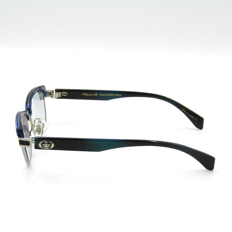 美品 Ptolemy48 トレミー48 メガネフレーム KB-007 King Buffalo Horn  