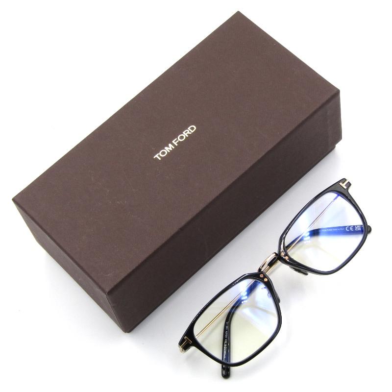 TOM FORD 美品 トムフォード メガネフレーム TF5862-D-B 001 22AW 