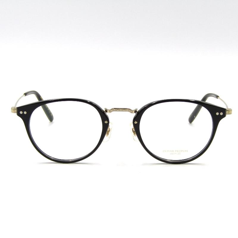 ☆美品 OLIVER PEOPLE オリバーピープルズ メガネ 黒 ラウンド GV1