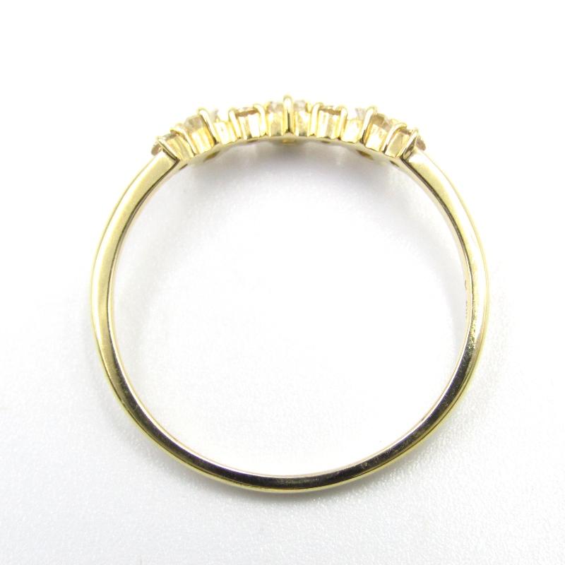 美品 BIZOUX ビズー リング ダイヤモンド グラース K18 BX03184 0.28ct イエローゴールド レディース 7P GLACE 17号  50017174｜classic｜06