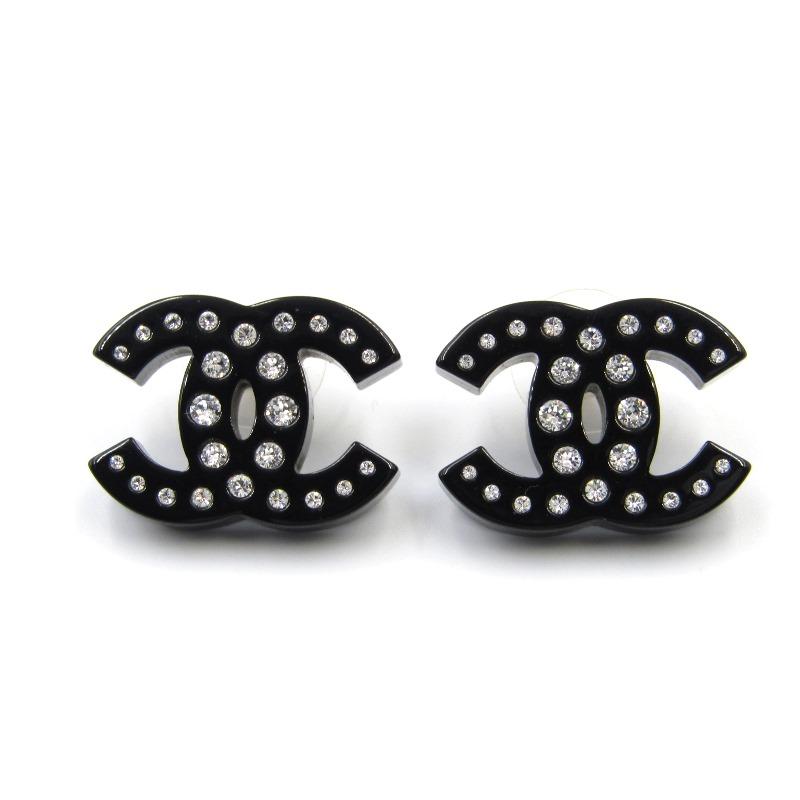 CHANEL 美品 シャネル ピアス AP1770 19AW キャンディ ラインストーン 