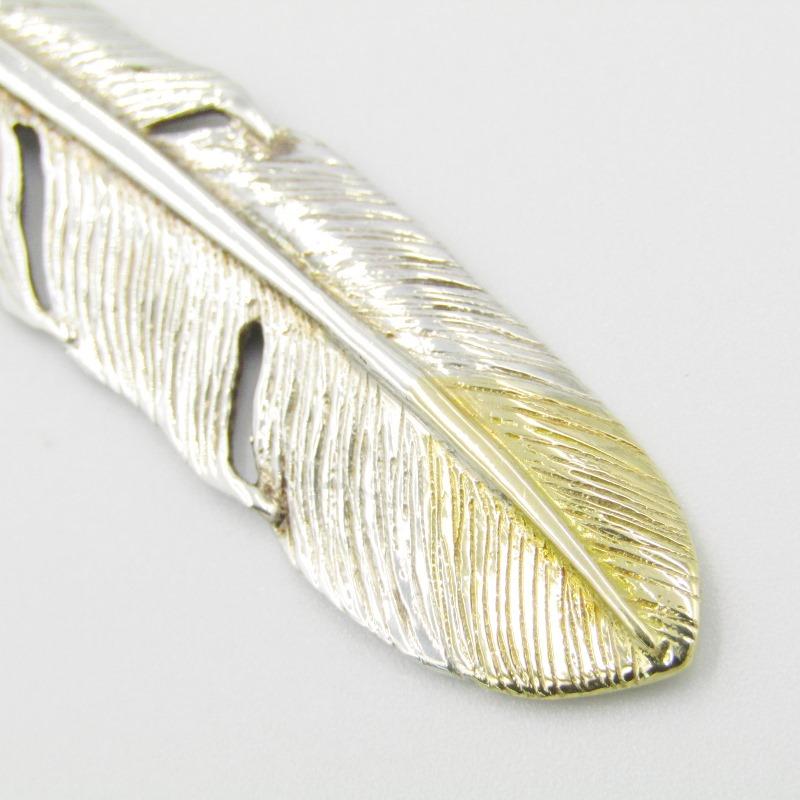 美品 REDMAN. レッドマン ペンダント 大フェザー 右向き 先金 RM-104-R