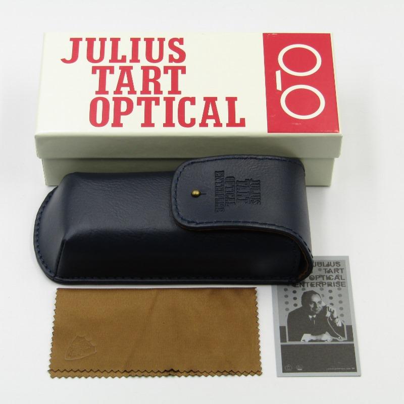 未使用 JULIUS TART OPTICAL ジュリアスタートオプティカル メガネフレーム T-ROUND 46-19 PL-016G 日本製 ラウンド Amber  50017321｜classic｜08