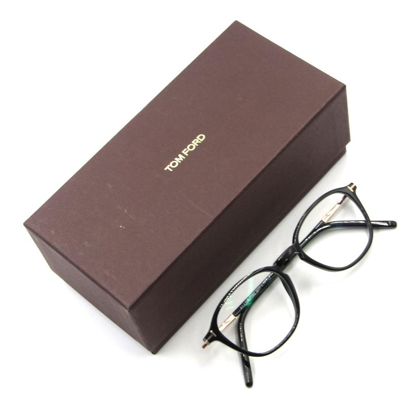 TOM FORD 美品 トムフォード メガネフレーム TF5397 001 ウェリントン 