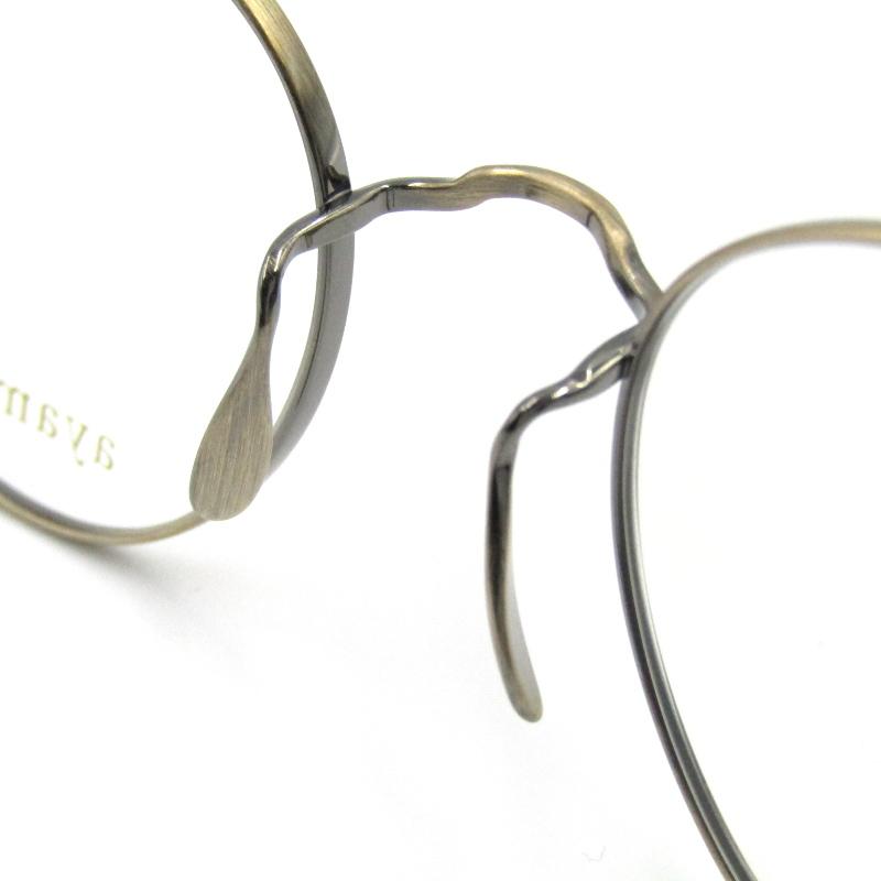未使用 ayame アヤメ メガネフレーム MANRAY 45 マンレイ ボストン  