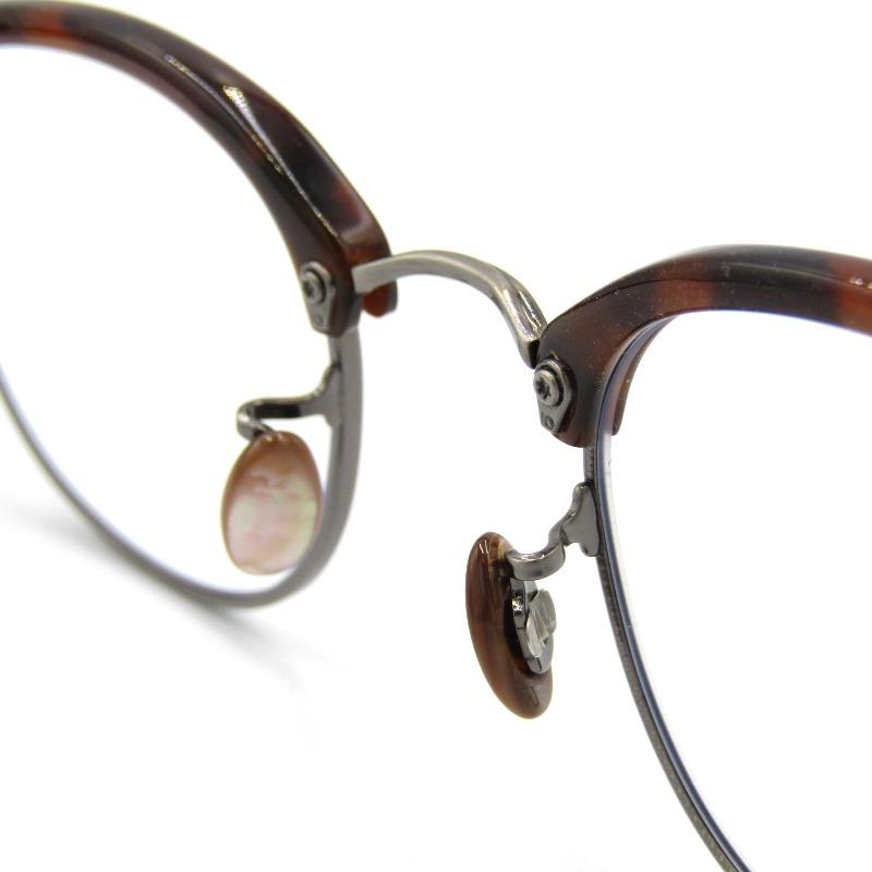 未使用 10eyevan テンアイヴァン メガネフレーム No.1 IV 47 ブロウ  