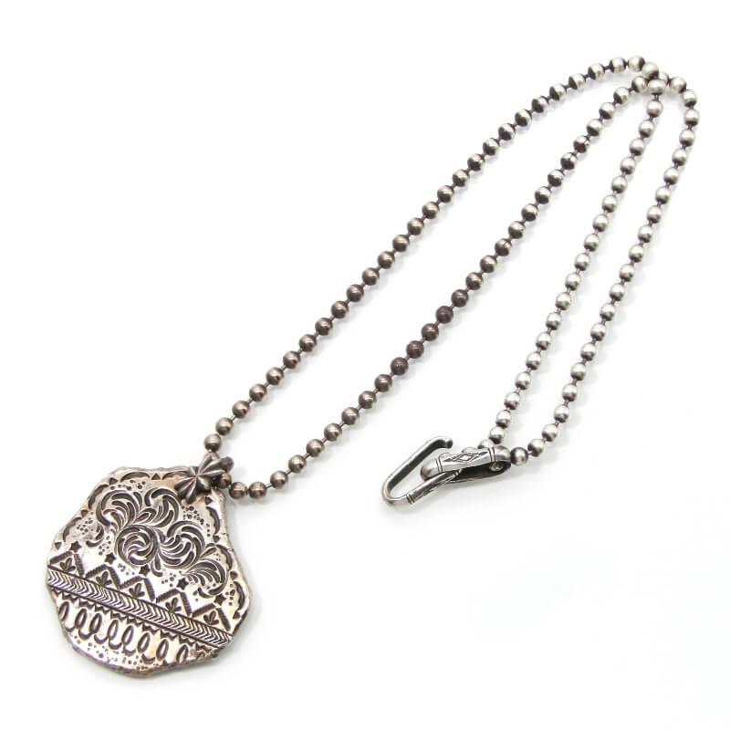 Mt.hill マウントヒル ネックレス Dog Tag Pure Silver Large ドッグタグ 純銀製ナゲット シルバーボール