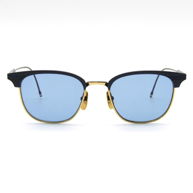 THOM BROWNE トムブラウン サングラス TB-104-C-T-NVY-GLD-51 メタル 