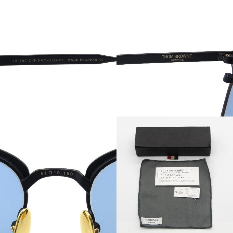 THOM BROWNE トムブラウン サングラス TB-104-C-T-NVY-GLD-51