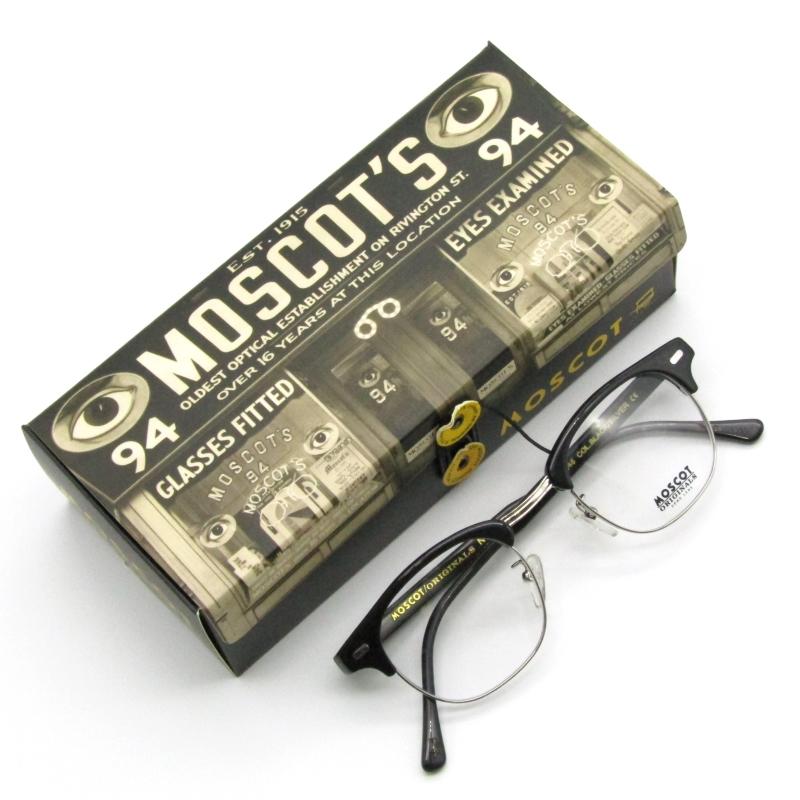MOSCOT YUKEL ブラック/シルバー メガネ