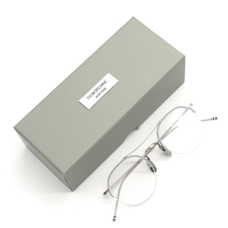 THOM BROWNE 未使用 トムブラウン メガネフレーム TB-903-C-SLV-49 TB 