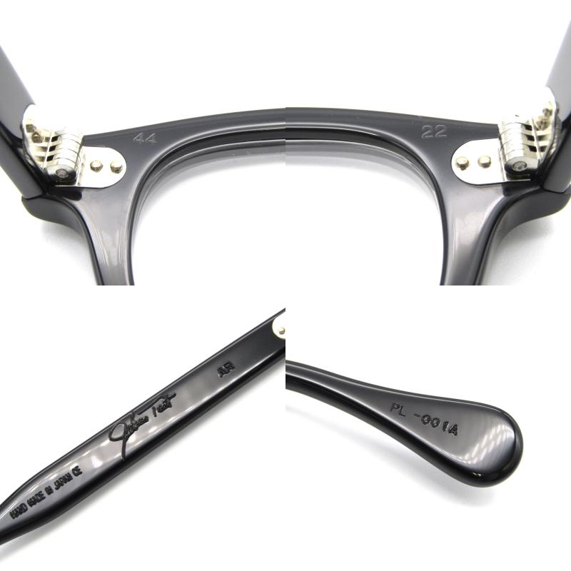 【専用】ジュリアスタート オプティカルARブラック44 22 PL-001A JULIUS TART OPTICAL ジュリアス タート オプティカル メガネ AR-44/22