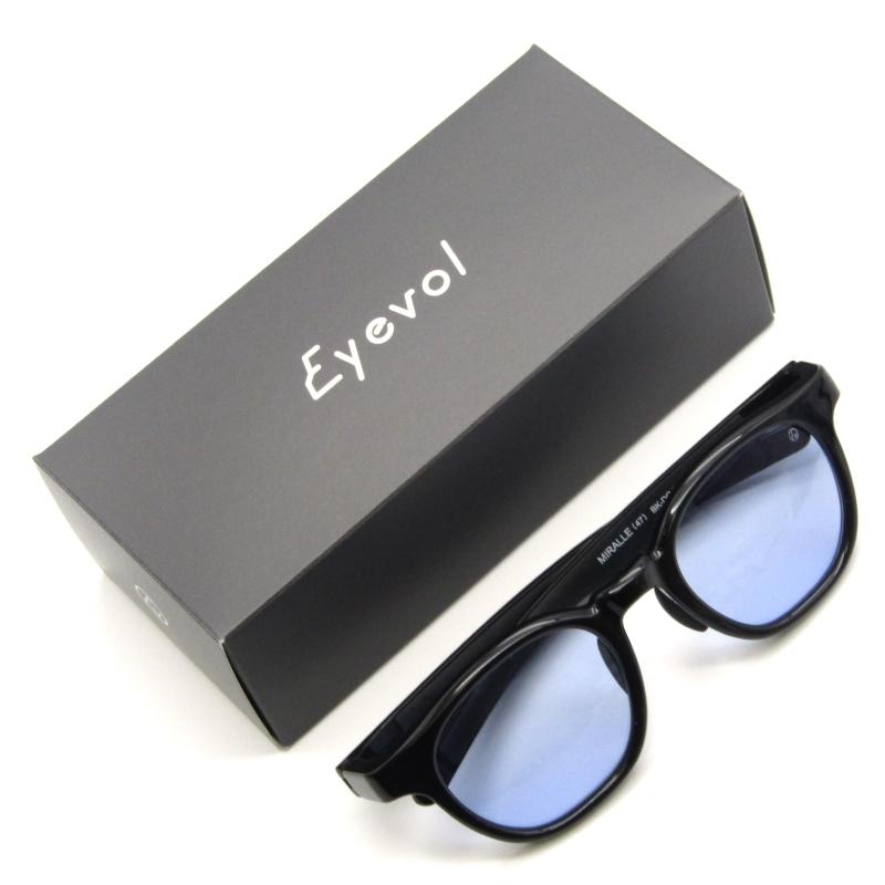 未使用 Eyevol アイヴォル サングラス MIRALLE 47 BK-DG-MBL ミラル 