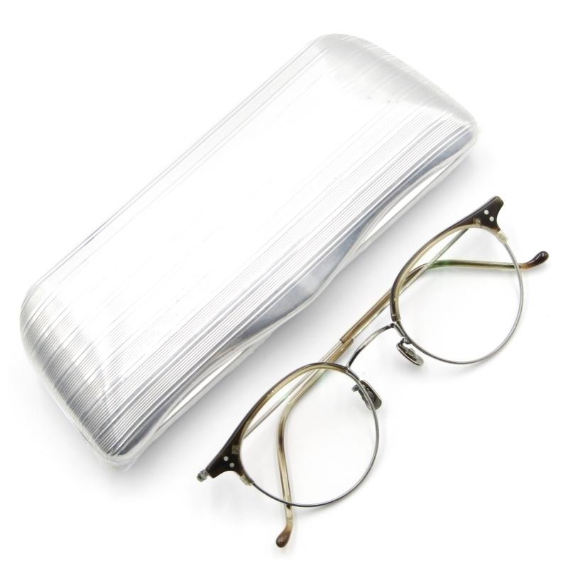 美品 EYEVAN7285 アイヴァン7285 メガネフレーム MODEL.642 ブロウ  