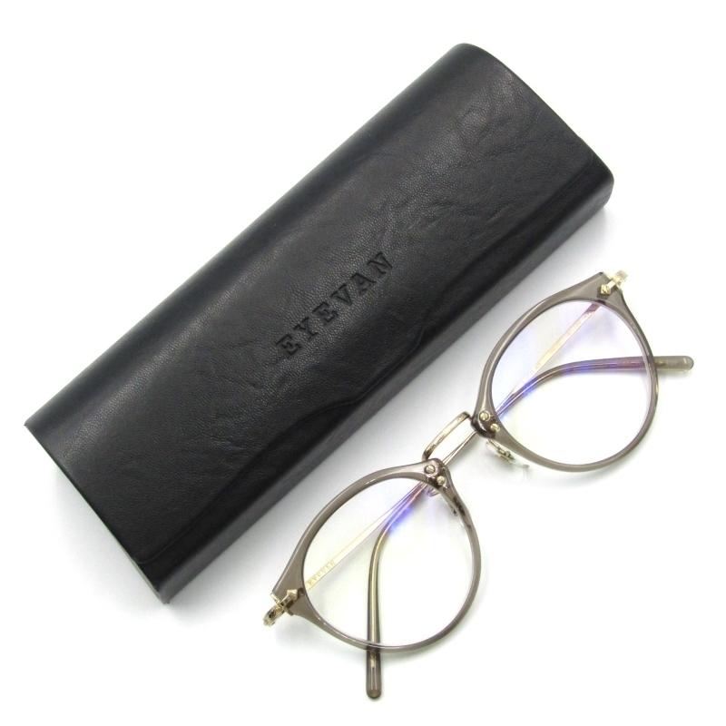 EYEVAN アイヴァン メガネフレーム E-0505 47 ボストン コンビ EYEVAN アイヴァン メガネフレーム E-0505 47 ボストン コンビ