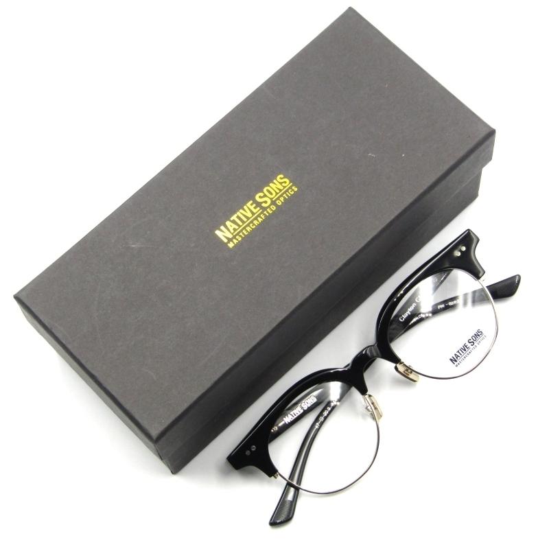 未使用 NATIVE SONS ネイティブサンズ メガネフレーム Clayton CMB 47