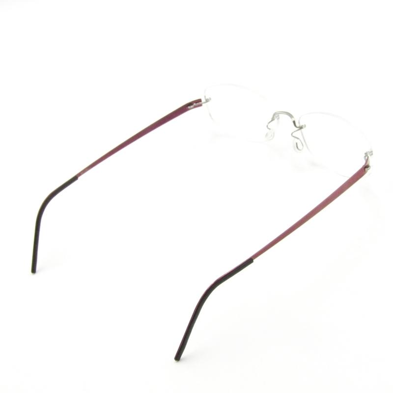 リンドバーグ LINDBERG メガネ 新品同様 レッド度あり（ミニマルで軽い 
