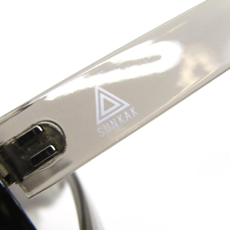 サンカク 美品 SUNKAK サンカク サングラス TYPE20 SHOW TIME 中国製 LIGHT GRAY