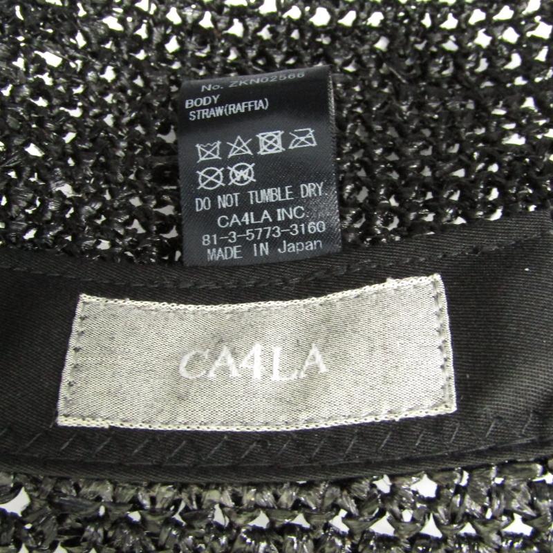 CA4LA（カシラ） バケットハット RAFFIA SINGLE CROCHET HAT ZKN02566