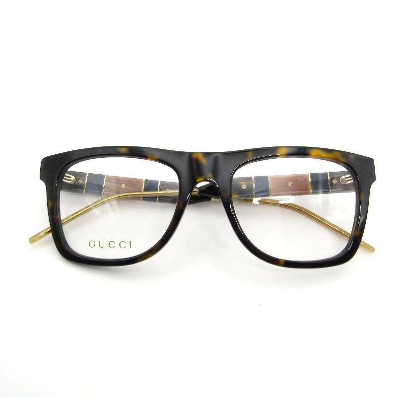 未使用 GUCCI グッチ メガネフレーム GG0604O 日本製 002 ハバナ  54000304 GUCCI（グッチ） 未使用 メガネフレーム GG0604O 日本製 002 ハバナ