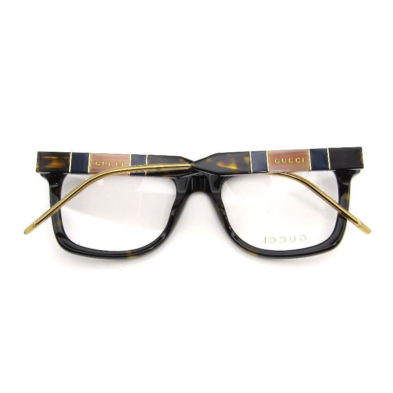 GUCCI（グッチ） 未使用 メガネフレーム GG0604O 日本製 002 ハバナ