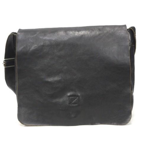 ヘルツ herz ソフトショルダーバッグ　ck-94 シンプルでスタンダードな総かぶせの横型ショルダーバッグ「革鞄