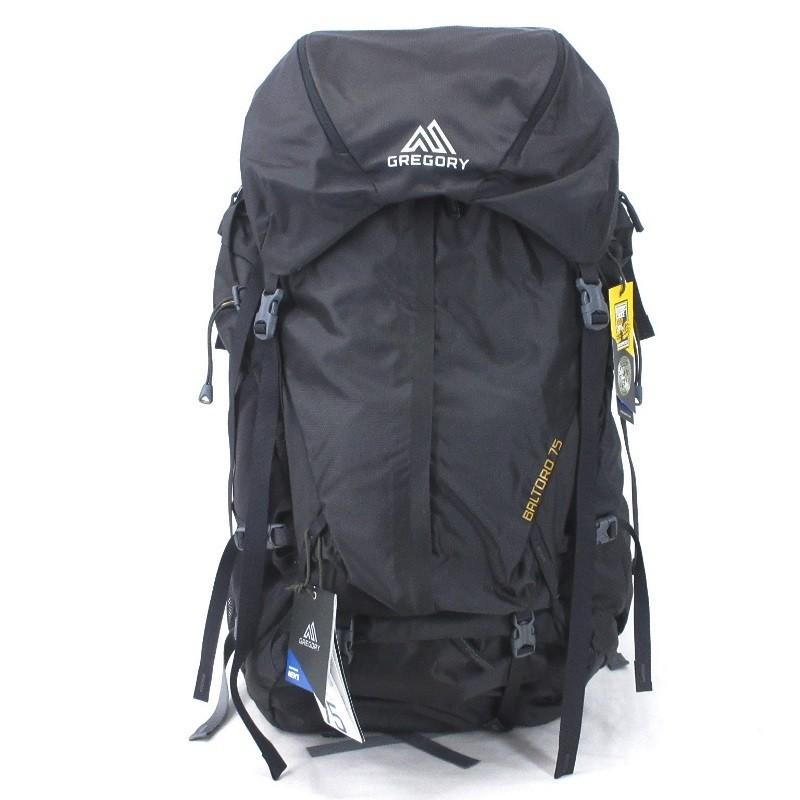 未使用 GREGORY グレゴリー バックパック BALTORO 75 M バルトロ リュック レインカバー付 ブラック 黒 バッグ 鞄 中古