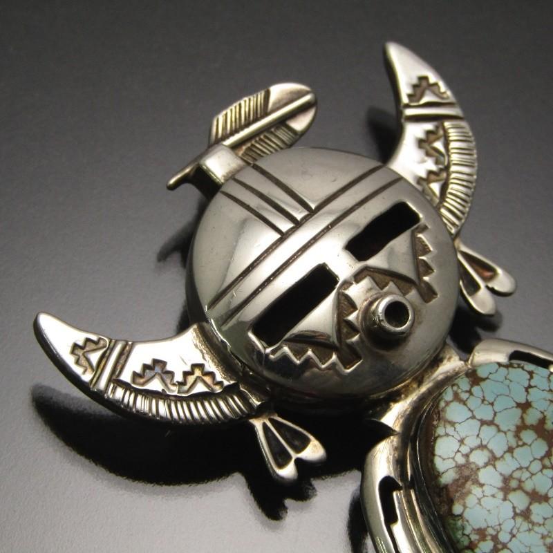 Bennie Ration ナバホ族 ペンダント カチナ ターコイズ ナンバー