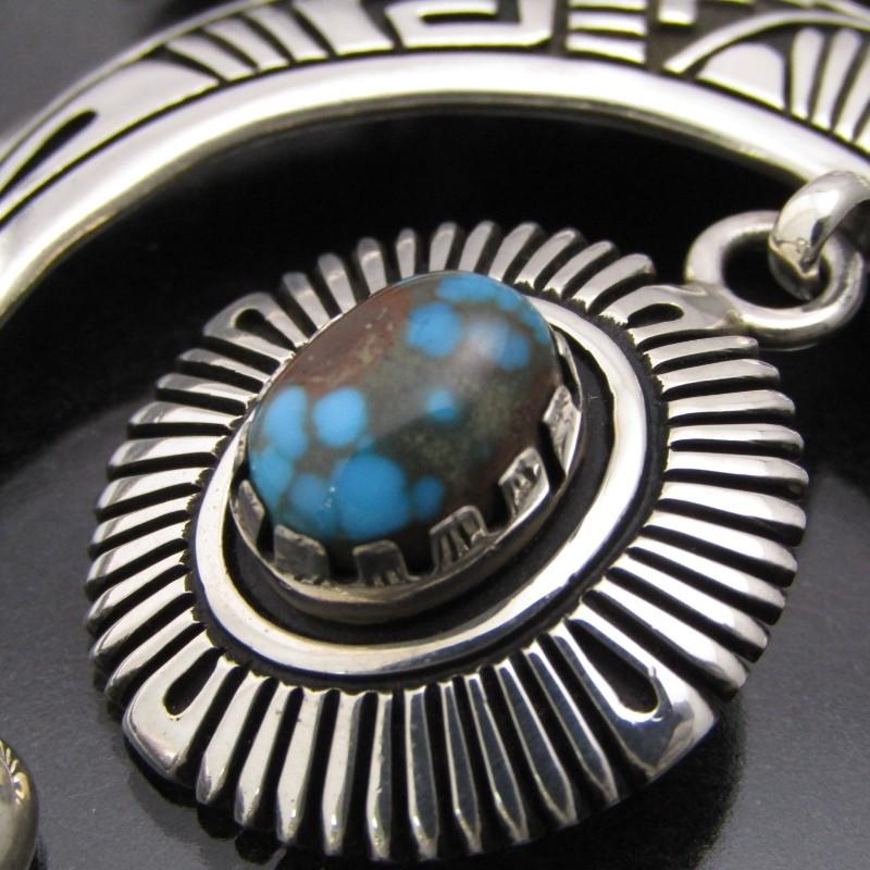 美品 Steven J Begay ナバホ族 ネックレス ナジャ スカッシュ