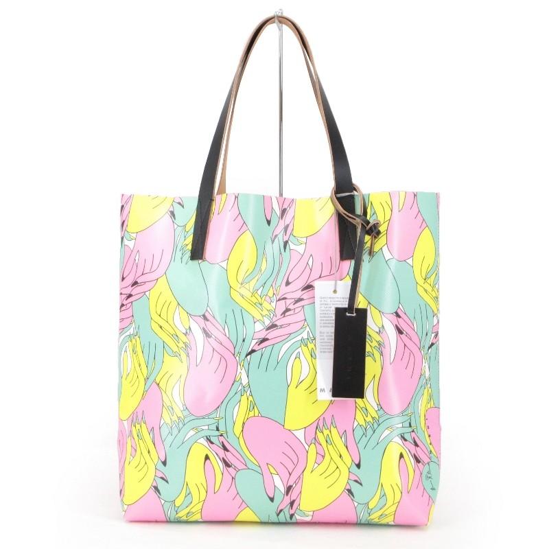 未使用 MARNI マルニ トートバッグ PVC SHOPPING BAG ショッピング  