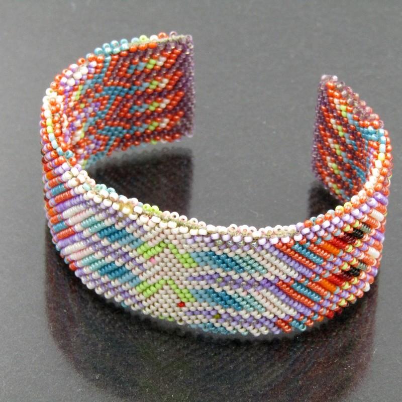 Norvin Begay ナバホ族 バングル ペヨーテステッチ ビーズ ノーヴィン