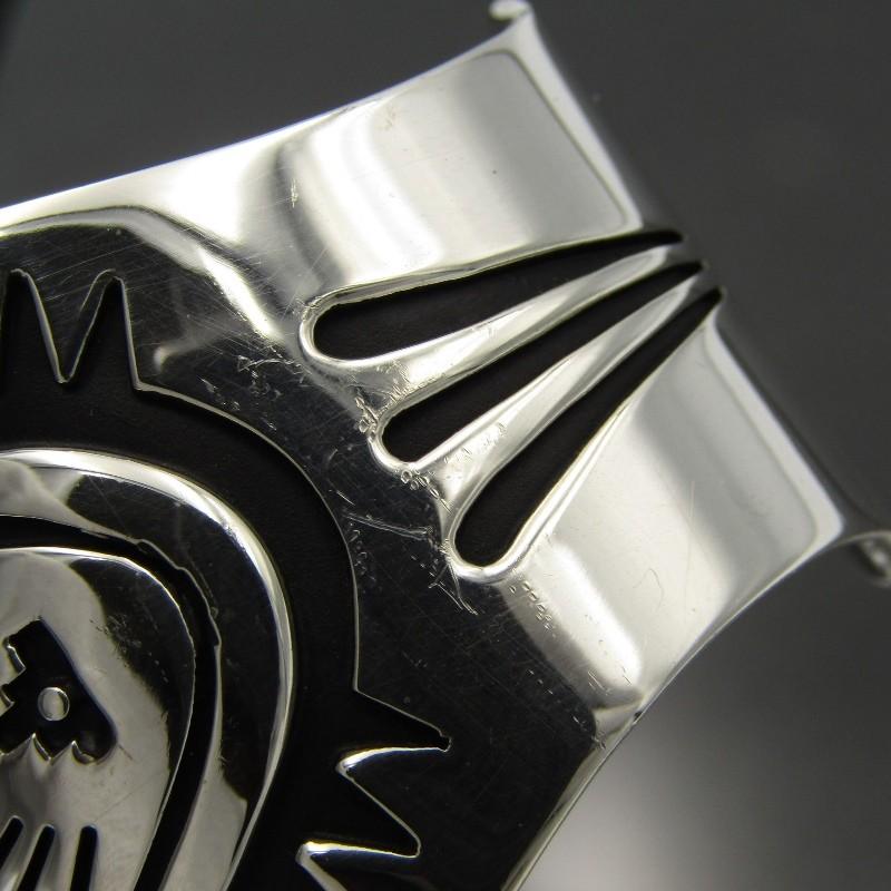 スティーブンジェイビゲイ　バングル　ナバホ　美品Steven J.Begay Steven J Begay ナバホ族 バングル オーバーレイ スティーブンJ