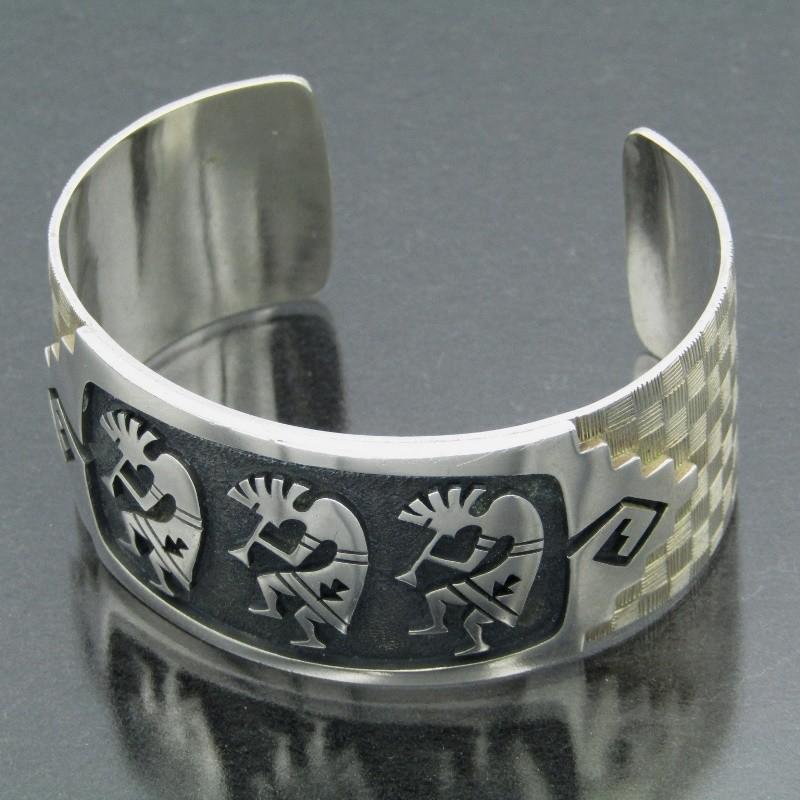 Sidney Sekakuku Jr. ホピ族 バングル オーバーレイ スタンプ