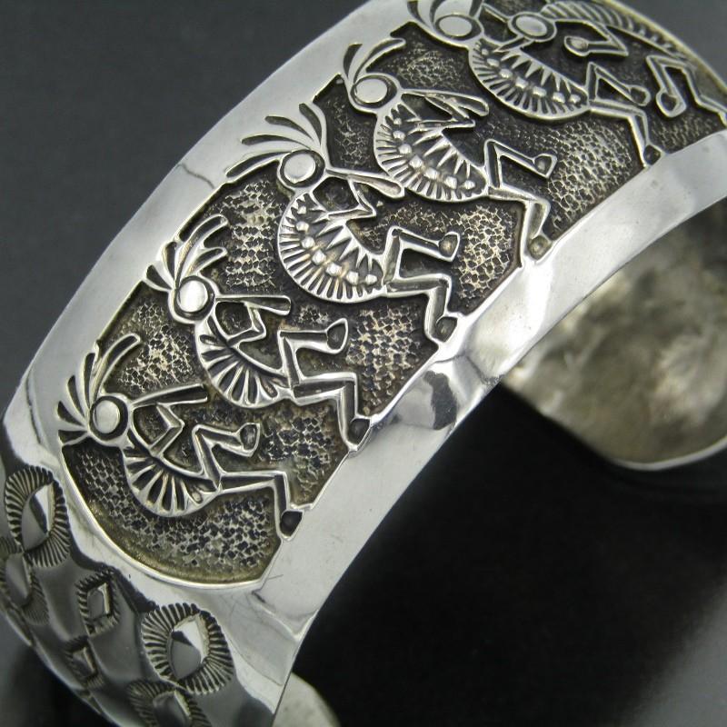 『トムサム TOM SAM』ココペリ オーバーレイ バングル NAVAJO トムサム TOM SAM』ココペリ オーバーレイ バングル NAVAJO Sz11