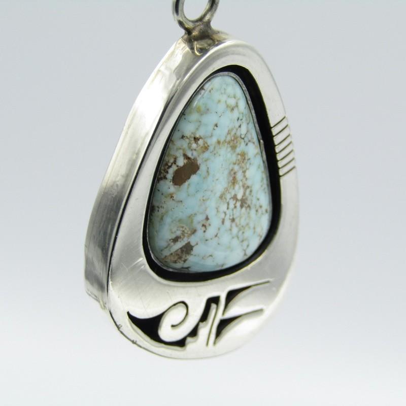 ターコイズ ネックレス SV925／BENNIE RATION ナバホ族