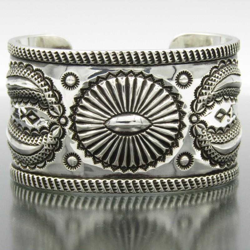 jackCurtis Pete バングル ナバホ Navajo Rick Enriquez Silver Bangle No.1 ナバホ族 シルバー