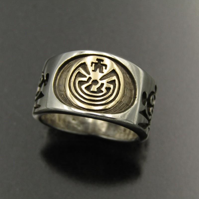 良品 Jason Takala ホピ族 リング 14K メイズ ジェイソンタカラ 良品 Jason Takala ホピ族 リング 14K メイズ ジェイソンタカラ