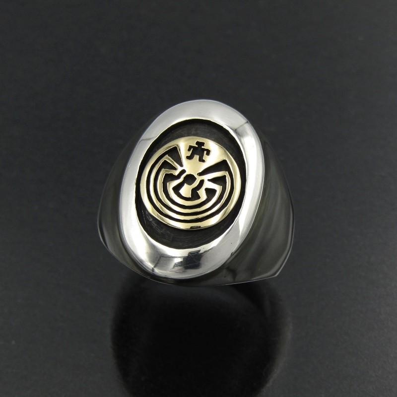 美品 Jason Takala ホピ族 リング 14K メイズ ジェイソンタカラ 美品 Jason Takala ホピ族 リング 14K メイズ ジェイソンタカラ