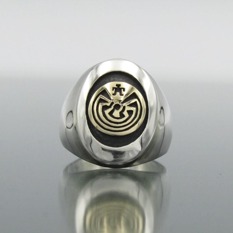 美品 Jason Takala ホピ族 リング 14K メイズ ジェイソンタカラ 美品 Jason Takala ホピ族 リング 14K メイズ ジェイソンタカラ