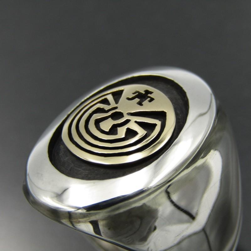 美品 Jason Takala ホピ族 リング 14K メイズ ジェイソンタカラ 美品 Jason Takala ホピ族 リング 14K メイズ ジェイソンタカラ