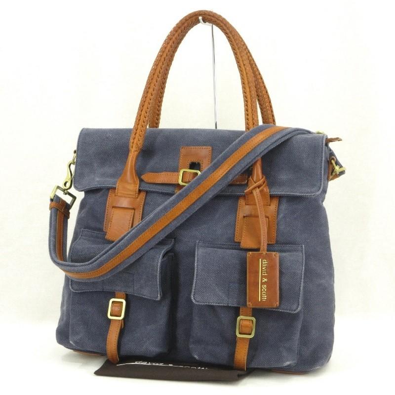 DAVID＆SCOTTI デビッド＆スコッティ トートバッグ 2WAY ショルダー 