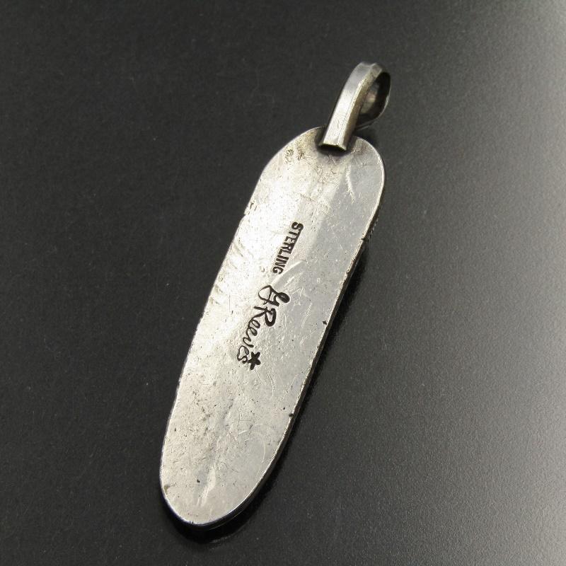 良品 Gary Reeves ナバホ族 ペンダント フェザー モレンシ 良品 Gary Reeves ナバホ族 ペンダント フェザー モレンシ