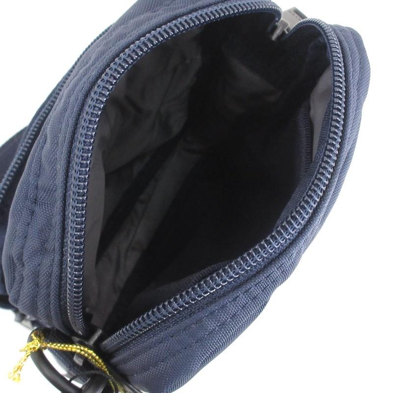 未使用 PORTER ポーター ショルダーバッグ FLASH フラッシュ ポーチ 689-05950 ネイビー 紺 バッグ 鞄 中古 ...