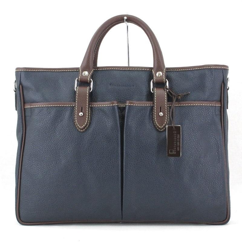 ステファノマーノ オールレザー 2way 本革 ビジネスバッグ ショルダー